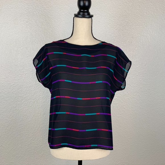 Vintage 70s shear top - Picture 2 of 3